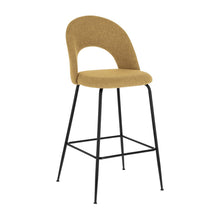 Load image into Gallery viewer, Mahalia mustard-yellow stool height 63 cm FSC 100%