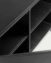 Load image into Gallery viewer, Shantay metal sideboard in a painted black finish with 3 doors, 160 x 72 cm - image 7