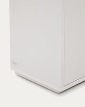 Load image into Gallery viewer, Abilen oak wood veneer 3 door sideboard with white lacquer, 180 x 75 cm FSC 100% - image 9
