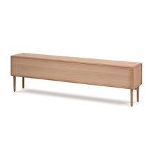 Load image into Gallery viewer, Lenon 2 door solid wood and oak veneer TV stand, 200 x 57 cm, FSC MIX Credit - image 7