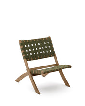 Load image into Gallery viewer, FSC 100% green cord and solid acacia wood Chabeli folding chair