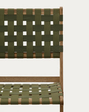 Load image into Gallery viewer, FSC 100% green cord and solid acacia wood Chabeli folding chair - image 8