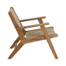 Load image into Gallery viewer, Geralda acacia wood armchair with dark finish FSC 100% - image 2
