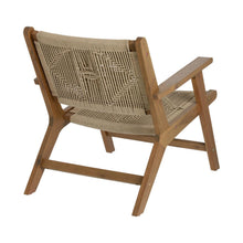 Load image into Gallery viewer, Geralda acacia wood armchair with dark finish FSC 100% - image 3