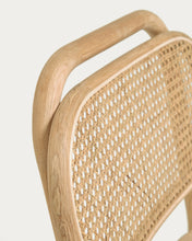 Load image into Gallery viewer, Doriane solid oak chair with natural finish and upholstered seat FSC Mix Credit - image 11