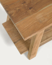 Load image into Gallery viewer, Safara solid recycled teak footstool 50 x 32 cm - image 4
