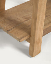 Load image into Gallery viewer, Safara solid recycled teak footstool 50 x 32 cm - image 5