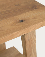 Load image into Gallery viewer, Safara solid recycled teak footstool 50 x 32 cm - image 6
