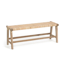 Load image into Gallery viewer, Beida solid teak bench 120 cm