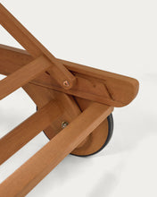 Load image into Gallery viewer, Beila solid eucalyptus wood outdoor sun lounger, FSC 100% - image 11