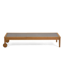 Load image into Gallery viewer, Caterin solid eucalyptus wood outdoor sun lounger in grey, FSC 100% - image 6