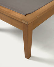 Load image into Gallery viewer, Caterin solid eucalyptus wood outdoor sun lounger in grey, FSC 100% - image 12