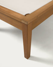 Load image into Gallery viewer, Caterin solid eucalyptus wood outdoor sun lounger in beige, FSC 100% - image 12