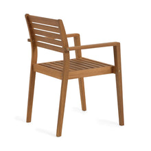 Load image into Gallery viewer, Hanzel stackable outdoor chair in FSC 100% solid acacia wood - image 3