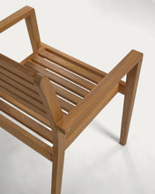 Load image into Gallery viewer, Hanzel stackable outdoor chair in FSC 100% solid acacia wood - image 7