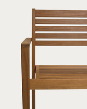 Load image into Gallery viewer, Hanzel stackable outdoor chair in FSC 100% solid acacia wood - image 8