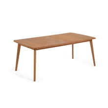 Load image into Gallery viewer, Hanzel extendable garden table in solid eucalyptus, 183 (240) x 100 cm FSC 100%