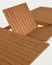 Load image into Gallery viewer, Hanzel extendable garden table in solid eucalyptus, 183 (240) x 100 cm FSC 100% - image 6