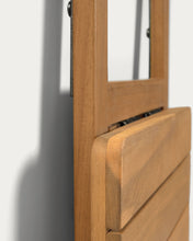 Load image into Gallery viewer, Amarillis folding balcony table made from solid acacia wood, 40 x 42 cm FSC 100% - image 9