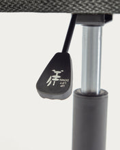 Load image into Gallery viewer, Madina dark grey office chair and legs made of steel in matt black - image 9