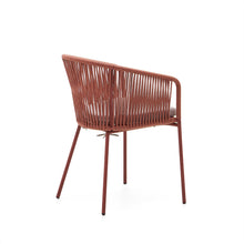 Load image into Gallery viewer, Yanet terracotta rope chair with galvanised steel legs - image 5