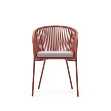 Load image into Gallery viewer, Yanet terracotta rope chair with galvanised steel legs - image 8