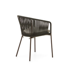 Load image into Gallery viewer, Yanet green rope chair with galvanised steel legs - image 6