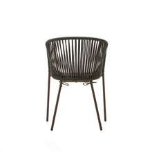 Load image into Gallery viewer, Yanet green rope chair with galvanised steel legs - image 9