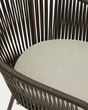 Load image into Gallery viewer, Yanet green rope chair with galvanised steel legs - image 14