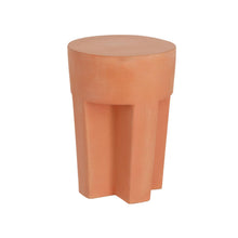 Load image into Gallery viewer, Vilena round outdoor terracotta side table, Ø 33 cm
