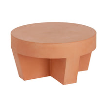 Load image into Gallery viewer, Vilena round outdoor terracotta coffee table, Ø 60 cm