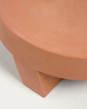Load image into Gallery viewer, Vilena round outdoor terracotta coffee table, Ø 60 cm - image 5