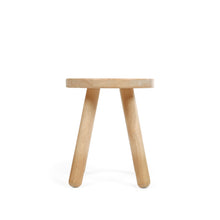 Load image into Gallery viewer, Dilcia kids stool in solid rubber wood 31 cm high - image 3