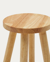 Load image into Gallery viewer, Dilcia kids stool in solid rubber wood 31 cm high - image 9