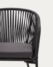 Load image into Gallery viewer, Yanet black rope chair with galvanised steel legs - image 13