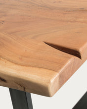 Load image into Gallery viewer, Alaia table made from solid acacia wood with natural finish, 180 x 90 cm - image 6