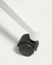 Load image into Gallery viewer, Melva office chair in grey and legs made of steel in white - image 9