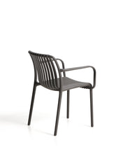 Load image into Gallery viewer, Isabellini stackable outdoor chair in graphite - image 3