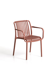 Load image into Gallery viewer, Isabellini stackable outdoor chair in terracotta