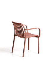 Load image into Gallery viewer, Isabellini stackable outdoor chair in terracotta - image 3