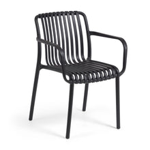 Load image into Gallery viewer, Isabellini stackable outdoor chair in black