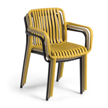 Load image into Gallery viewer, Isabellini stackable outdoor chair in black - image 7