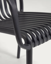 Load image into Gallery viewer, Isabellini stackable outdoor chair in black - image 12