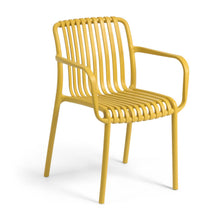 Load image into Gallery viewer, Isabellini stackable outdoor chair in yellow