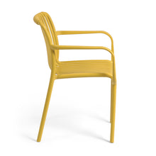 Load image into Gallery viewer, Isabellini stackable outdoor chair in yellow - image 4