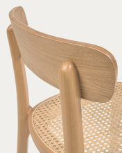 Load image into Gallery viewer, Romane chair in solid beech with natural finish, ash veneer and rattan - image 10
