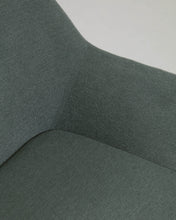 Load image into Gallery viewer, Konna chair in green with solid ash wood legs in a dark finish FR - image 8
