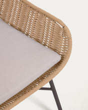Load image into Gallery viewer, Abeli cord armchair in beige - image 9