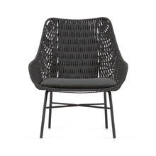 Load image into Gallery viewer, Abeli cord armchair in black - image 4