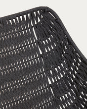 Load image into Gallery viewer, Abeli cord armchair in black - image 8